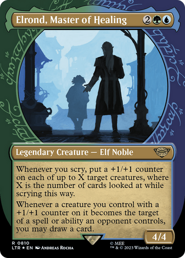 Elrond, maestro de la curación (Showcase) (Surge Foil) [El Señor de los Anillos: Cuentos de la Tierra Media] 