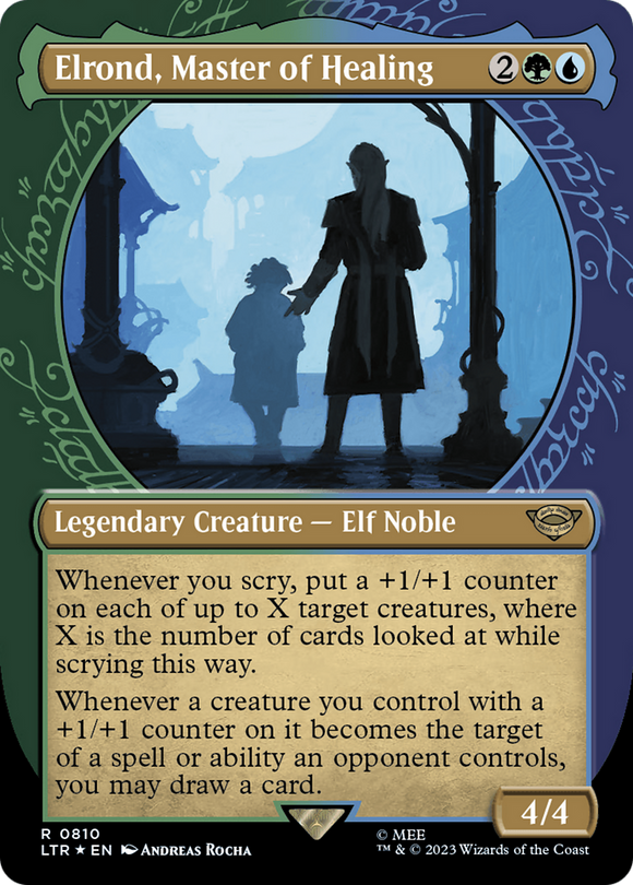 Elrond, maestro de la curación (Showcase) (Surge Foil) [El Señor de los Anillos: Cuentos de la Tierra Media] 