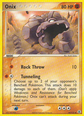 Onix (42/112) [EX: Rojo Fuego y Verde Hoja] 