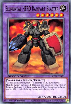 Elemental HERO Rampart Blaster [SGX1-ENA23] Común 