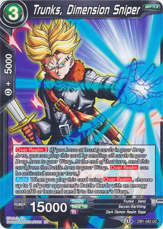 Trunks, francotirador dimensional (DB1-082) [Dragon Brawl] 