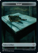 Scrap // Powerstone Double-Sided Token [The Brothers' War Commander Tokens]-1