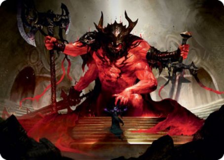 Tarjeta de arte de Avatar de Despertar la Sangre [Serie de arte de Strixhaven: Escuela de magos] 