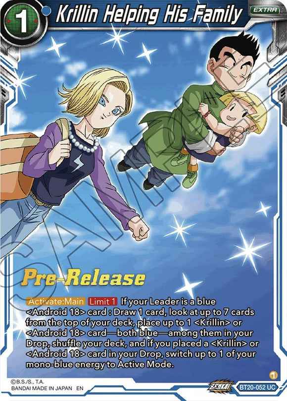 Krillin ayuda a su familia (BT20-052) [Promociones previas al lanzamiento de Power Absorbed] 