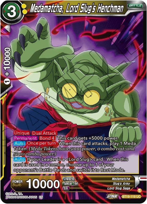 Medamatcha, el secuaz de Lord Slug (BT19-119) [Ambición del luchador] 