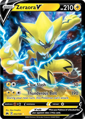 Zeraora V (053/159) [Espada y escudo: Corona Zenith] 