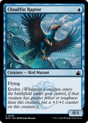 Raptor de aleta nubosa [Ravnica remasterizada] 