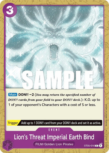 Amenaza del león: Tierra imperial [Starter Deck: Film Edition] 
