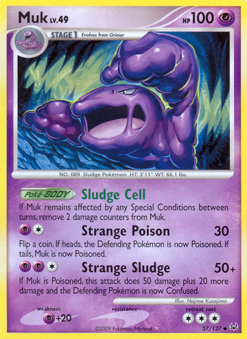 Muk (57/127) [Platino: Conjunto básico] 
