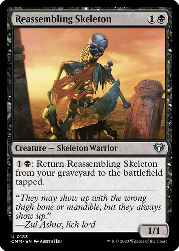 Reensamblando el esqueleto [Commander Masters] 
