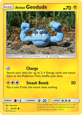 Geodude de Alola (35/181) [Sol y Luna: Formen equipo] 