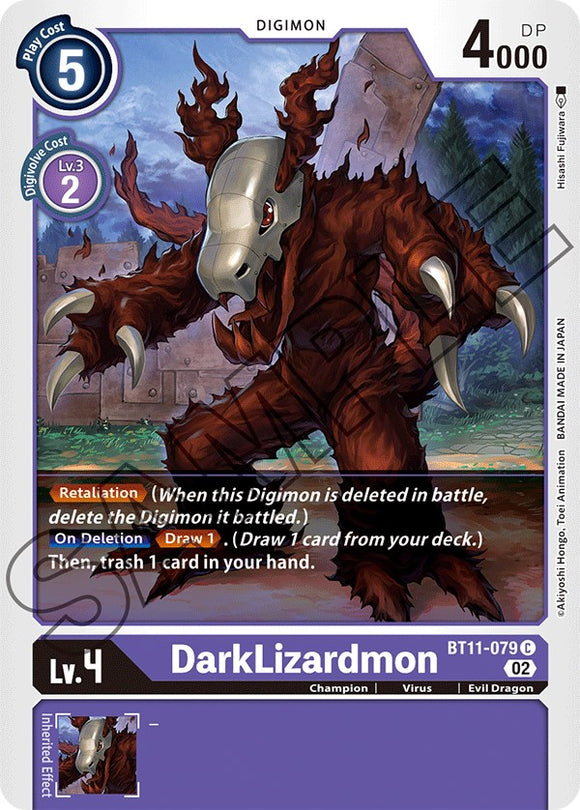 DarkLizardmon [BT11-079] [Fase dimensional] 
