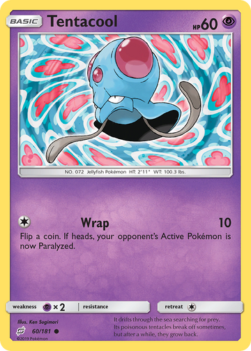 Tentacool (60/181) [Sol y Luna: Trabajan juntos] 