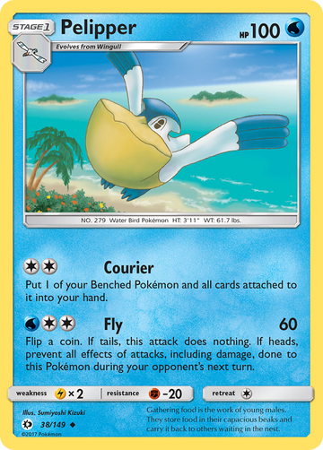 Pelipper (38/149) [Sol y Luna: Conjunto básico] 