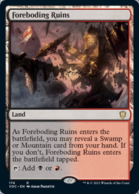 Ruinas premonitorias [Innistrad: Crimson Vow Commander] 