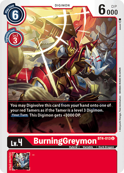 BurningGreymon [BT4-013] [Gran leyenda] 