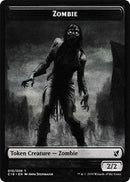 Zombie (010) // Zombie (011) Double-Sided Token [Commander 2019 Tokens]-1