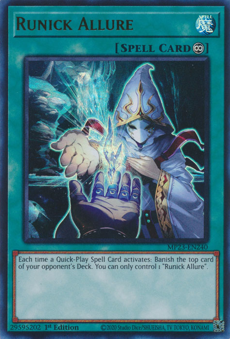 Runick Allure [MP23-EN240] Ultra raro 