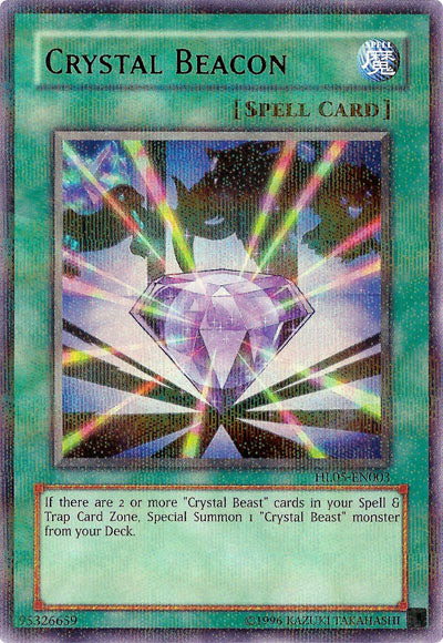 Baliza de cristal [HL05-EN003] Paralelamente rara 