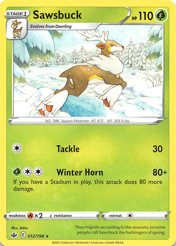 Sawsbuck (012/198) [Espada y escudo: reinado escalofriante] 