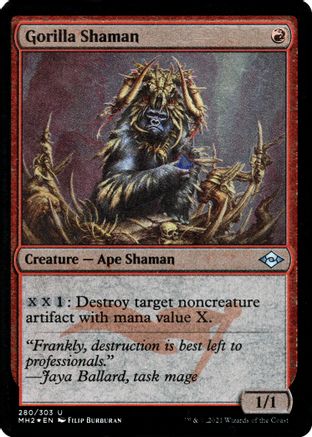 Gorilla Shaman (Foil Etched) [Modern Horizons 2]