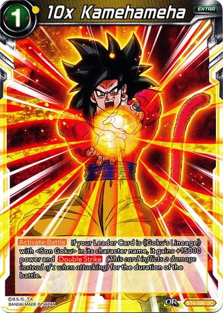 10x Kamehameha (BT4-096) [Guerra colosal] 