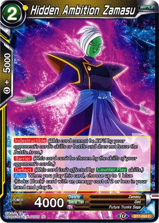 Ambición Oculta Zamasu (BT7-093) [El Asalto de los Saiyans] 
