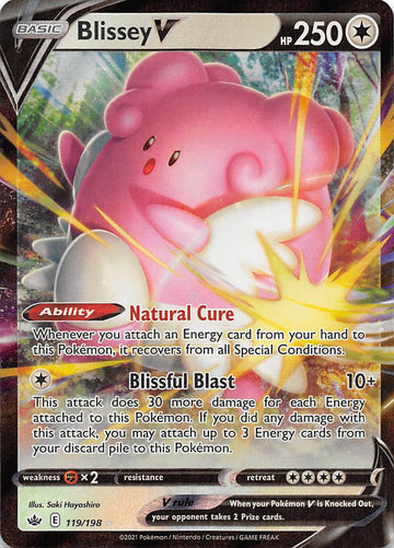 Blissey V (119/198) [Espada y escudo: Reinado escalofriante] 