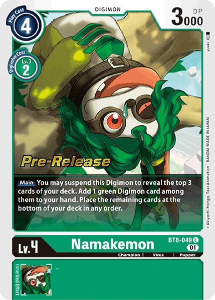 Namakemon [BT8-049] [Nuevas cartas de prelanzamiento de Awakening] 