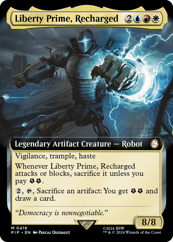 Liberty Prime, Recharged (ilustración ampliada) [Fallout] 