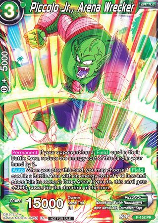 Piccolo Jr., Destructor de Arena (Power Booster: Torneo Mundial de Artes Marciales) (P-152) [Tarjetas de Promoción] 