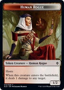Human Rogue // Food (16) Double-Sided Token [Throne of Eldraine Tokens]-1