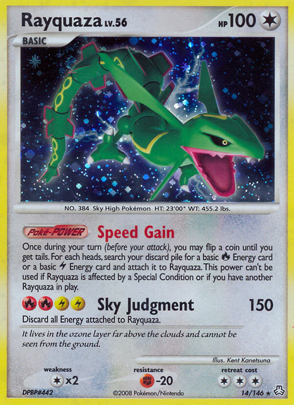 Rayquaza (14/146) [Diamante y Perla: Leyendas despertadas] 