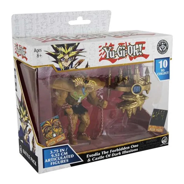 YuGiOh Exodia The Forbidden One & Castle of Dark Illusions 3-Inch Figure 2-Pack