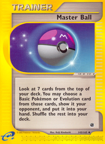 Master Ball (143/165) [Expedición: Conjunto básico] 