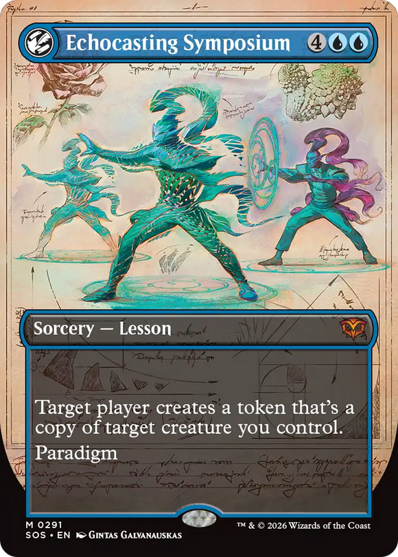 Echocasting Symposium (Borderless) [Secrets of Strixhaven]