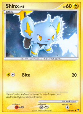 Shinx (126/147) [Platino: Vencedores supremos] 