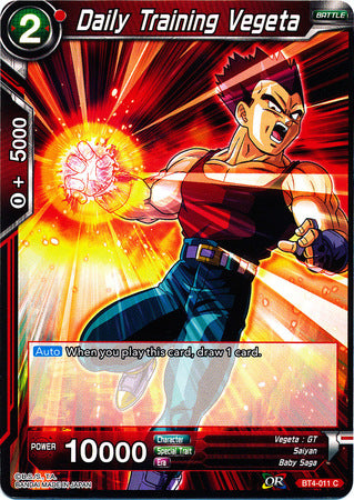 Entrenamiento diario Vegeta (BT4-011) [Guerra Colosal] 