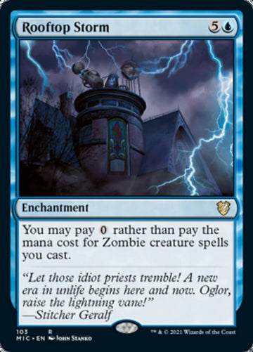 Tormenta en la azotea [Innistrad: Midnight Hunt Commander] 