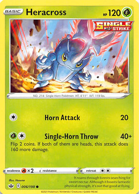 Heracross (006/198) [Espada y escudo: reinado escalofriante] 