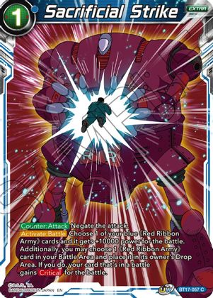 Golpe de sacrificio (BT17-057) [Ultimate Squad] 