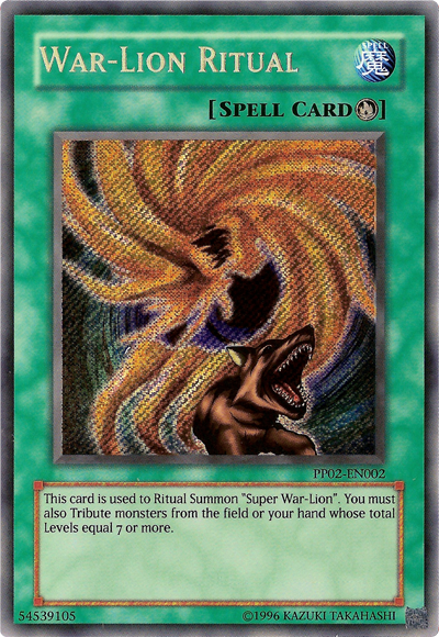 Ritual del león de guerra [PP02-EN002] Secreto raro 