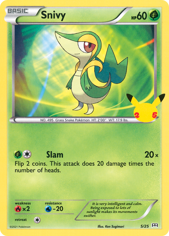 Snivy (25/5) [25.º aniversario de McDonald's] 