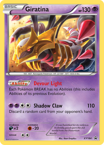 Giratina (XY184) [Promociones de XY: Black Star] 