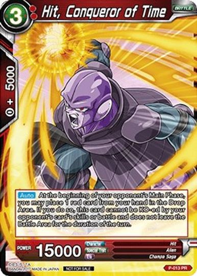 Hit, Conquistador del Tiempo (P-013) [Tarjetas de Promoción] 