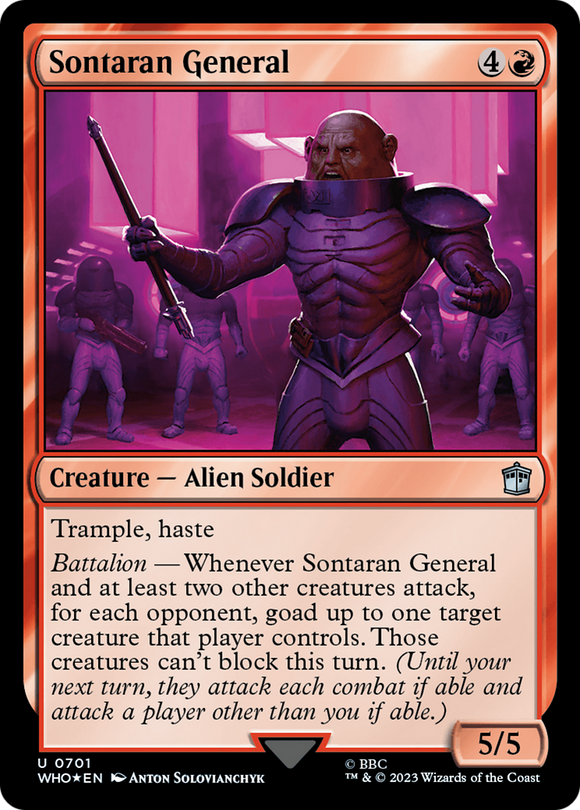 General Sontaran (Surge Foil) [Doctor Who] 