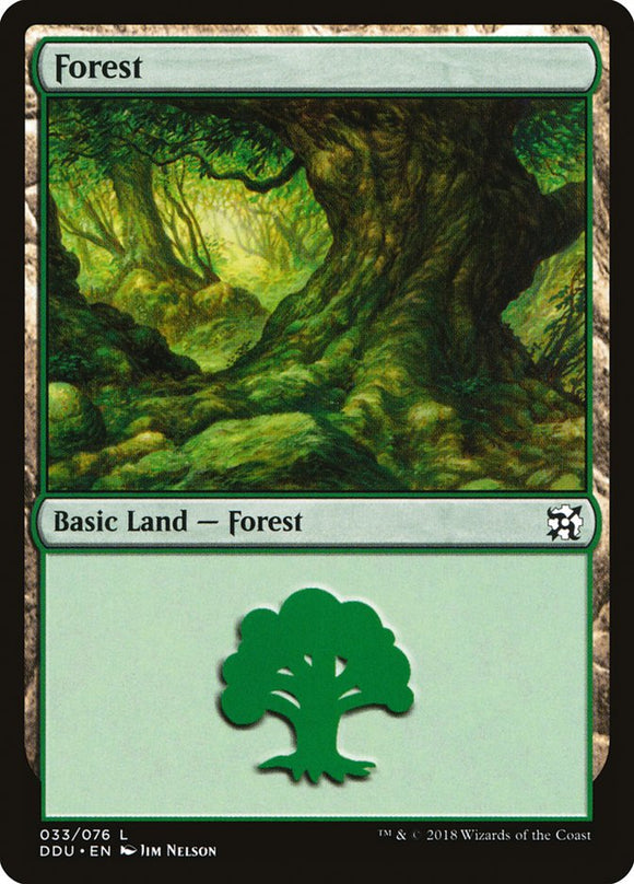 Bosque (33) [Duel Decks: Elfos vs. Inventores] 