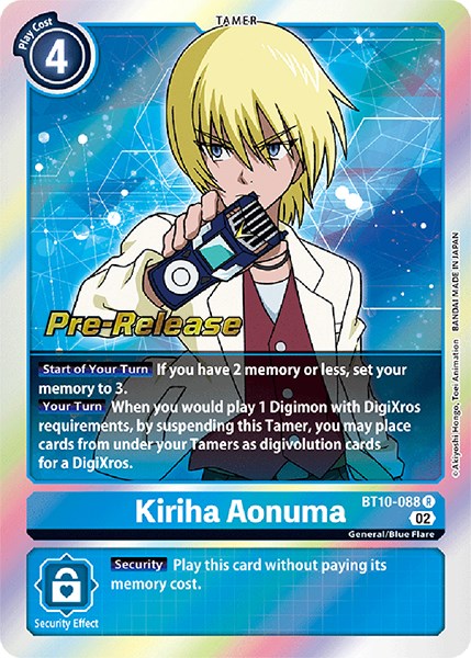 Kiriha Aonuma [BT10-088] [Tarjetas de prelanzamiento de Xros Encounter] 