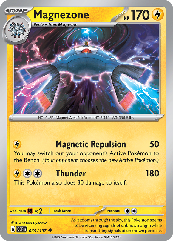 Magnezone (065/197) [Scarlet &amp; Violet: Llamas de obsidiana] 