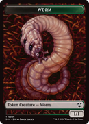 Eldrazi Spawn // Worm Double-Sided Token [Secrets of Strixhaven Commander Tokens]-2
